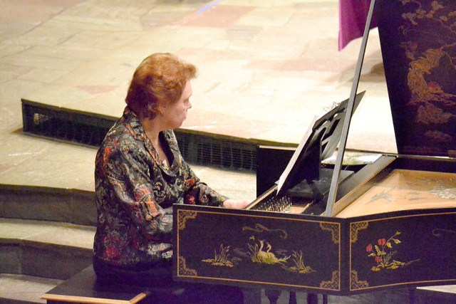Karen and the Abbey's Kingston harpsichord