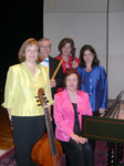 Shirley Gilpin, baroque flute, joined us at Queens University of Charlotte for our Sept. 2004 concert - our first at Queens!
