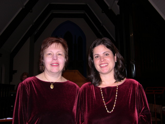 Karen and Rebecca, October 2005
