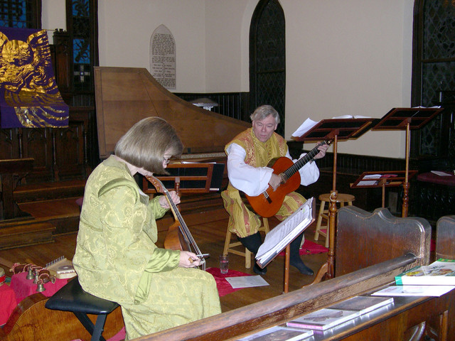 Holly & Eddie tune for the Christmas concert 
