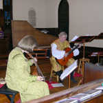 Holly & Eddie tune for the Christmas concert 
