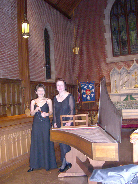 Alejandra and Karen, October 28, 2006 at Church of the Holy Comforter, Charlotte.