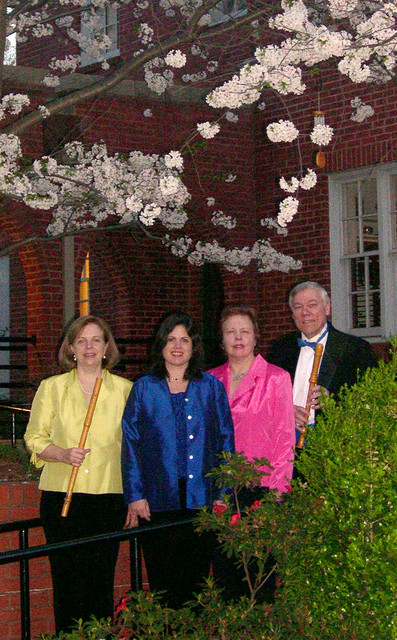 At St. Martin's under the blooming tree