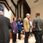 Audience talks with CPM following the concert.