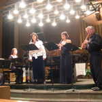 With Alejandra at Belmont Abbey Basilica, October 30, 2006.