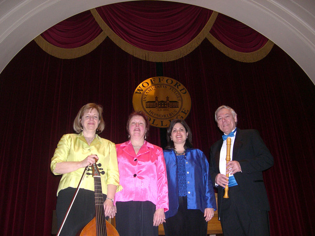 On the stage at Old Main, Wofford College, Spartanburg, SC