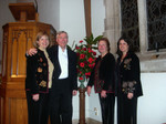 Holly, Eddie, Karen, Rebecca, St. James, Hendersonville, Candlemas Concert, January 29, 2006