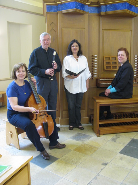 CPM with the David Moore organ in the chapel at St. Margaret's, Roxbury.