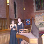 Alejandra and Karen at Church of the Holy Comforter