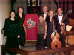 CPM with recorder player Alejandra Lopera Quintanilla from Arequipa, Peru and baroque violinist John Pruett, 2001