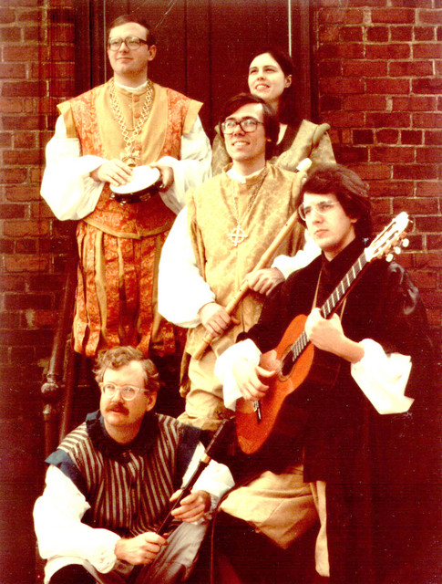 early days of the ensemble
back to front - Richard Kennedy, Karen, Eddie, Greg Hill, Pierce Howard