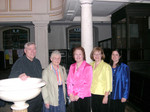 After concert with Jane Clark (Dodgson) at Grosvenor Chapel, Mayfair.