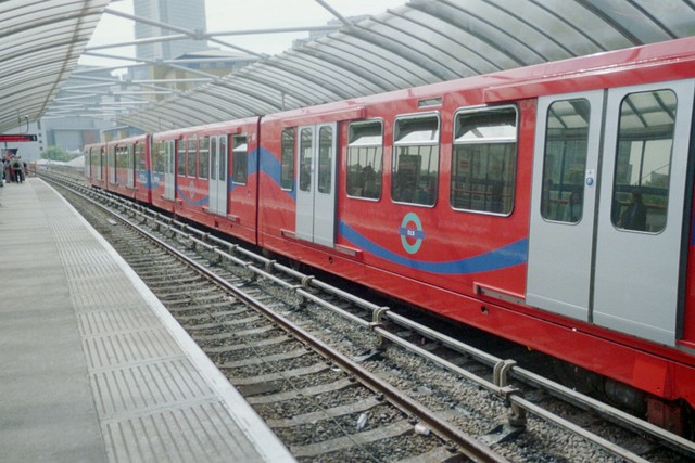 Docklands Light Rail out to Greenwich