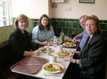 Having lunch at the old (Meat) Pye Shop, Greenwich.