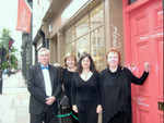 CPM at Handel's House, Brooke St., London, June 2005, where we presented a concert-lecture near the end of our stay.