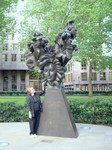 Karen with the statue dedicated to Henry Purcell (1659-1695) a block away in the park. We've spent a week with history, Handel and living on the same street as Purcell!