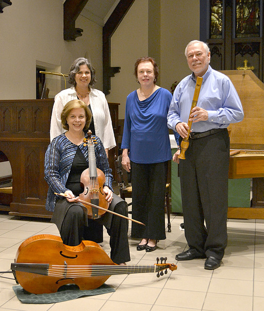 CPM: Holly with treble viol, eddie with Renaissance recorder.