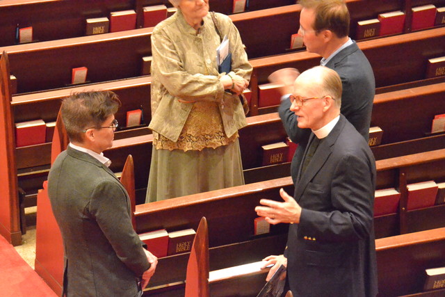 after the concert - Pastor Tim, Les Akerman