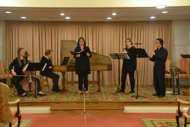 Bach & Telemann performance at Covenant Village, Gastonia on 3-16-2023