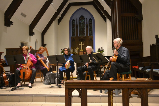 April 22-23: Wit & Wisdom - Music from Shakespeare's Time. St. Martin's Episcopal. Holly, Karem Rebecca, Eddie & Steve Ellington.