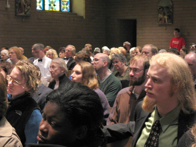 audience during harpsichord cadenza - Brandenburg 5