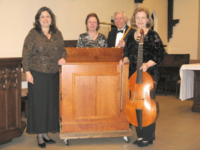 German Baroque music concert with chamber organ at St. Martin's, Feb 18, 2012 